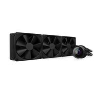 NZXT Kraken 360 - RL-KN360-B1 - Raffreddamento a liquido CPU AIO 360 mm - Display LCD quadrato da 1,54" personalizzabile - Pompa ad alte prestazioni - 3 ventole F120P - Nero