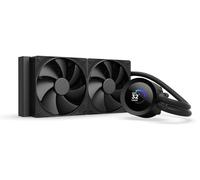 NZXT Kraken Plus 240 - Dissipatore a liquido AIO per CPU - Radiatore da 240mm - 2 ventole F120P - LCD quadrato personalizzabile da 1,54" - AMD® AM5, AM4 - Intel® LGA 1851/1700, 1200/115X - Nero