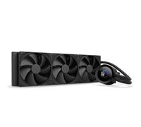 NZXT Kraken Plus 360 - Dissipatore a liquido AIO per CPU - Radiatore da 360mm - 3 ventole F120P - LCD quadrato personalizzabile da 1,54" - AMD® AM5, AM4 - Intel® LGA 1851/1700, 1200/115X - Nero