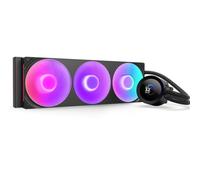 NZXT Kraken Plus 360 RGB - Raffreddamento liquido AIO CPU - Radiatore 360mm - Ventola F360 RGB - LCD quadrato 1,54" personalizzabile - AMD® AM5, AM4 - Intel® LGA 1851/1700, 1200/115X - Nero