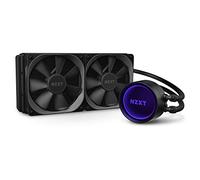 NZXT Kraken X53 240mm - RL-KRX53-01 - Raffreddatore di liquido CPU AIO RGB - Design a specchio infinito rotante - Alimentato da CAM V4 - Ventilatori del radiatore Aer P 120mm (2 inclusi)