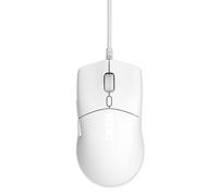 NZXT Lift 2 Symm | Mouse gaming con cavo simmetrico leggero | Design leggero 58 g | Polling rate 8K | Switch ottici | Sensore ottico 26K DPI | Piedini 100% PTFE | Bianco