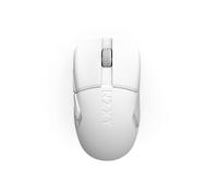 NZXT Lift Elite Wireless Gaming Mouse - Ultra leggero 57 g - 4K/8K Polling Rates, Switch ottici, Sensore ottico 26K DPI - Lunga durata della batteria - Grip laterali in gomma - Bianco