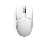 NZXT Lift Elite Wireless Gaming Mouse - Ultra leggero 57 g - 4K/8K Polling Rates, Switch ottici, Sensore ottico 26K DPI - Lunga durata della batteria - Grip laterali in gomma - Bianco