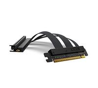 NZXT PCIe 4.0x16 Riser Cable - AB-RC200-B1 - Cavo Riser Flessibile e schermato - Prestazioni ad Alta velocità - Lunghezza 200 mm