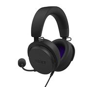 NZXT Relay Cuffie da gioco per PC con filo - AP-WCB40-B2 - Certificate Hi-Res Audio - Suono surround DTS Headphone:X - Design leggero e confortevole - Microfono rimovibile - Nere