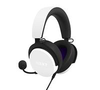 NZXT Relay Cuffie da gioco per PC con filo - AP-WCB40-W2 - Certificate Hi-Res Audio - Suono surround DTS Headphone:X - Design leggero e confortevole - Microfono rimovibile - Bianche