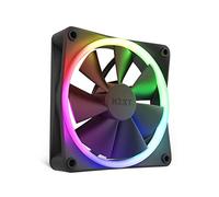 NZXT Ventole RGB F120 RF-R12TF-B1 - Personalizzazione avanzata dell'illuminazione RGB - Raffreddamento silenzioso - Tripla ventola (RGB e controller inclusi) - Ventola da 120 mm - Nero