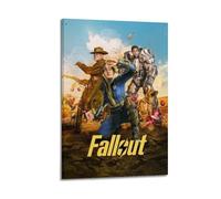 nzzmy Poster di Fallout vintage, decorazione artistica per stanza, decorazione estetica per camera da letto, poster su tela per camera da letto, 30 x 45 cm, stile cornice