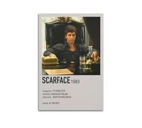 nzzmy Poster di Scarface in stile vintage, decorazione artistica per camera da letto, 20 x 30 cm, senza cornice