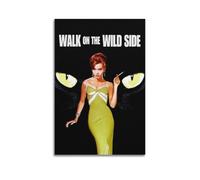 nzzmy Poster su tela con scritta "Walk on the Wild", decorazione artistica vintage, per camera da letto, 30 x 45 cm, senza cornice