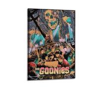 nzzmy Poster vintage The Goonies, decorazione artistica per camera da letto, poster su tela per camera da letto, 60 x 90 cm, stile cornice