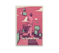 nzzmy The Truman Show, poster artistico vintage, decorazione per stanza, decorazione per camera da letto, poster su tela per camera da letto, 40 x 60 cm, senza cornice