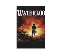 nzzmy Waterloo, poster artistico vintage, decorazione per la stanza, decorazione estetica per camera da letto, poster su tela per camera da letto, 30 x 45 cm, senza cornice
