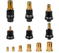 NZZVNZ 66 Pezzi Inserto Filettato Rivettatrice Manuale di Teste Set, M3-M4-M5-M6-M8-M10 Rivettatrice per Inserti Filettati, Rivetti Filettati Nero, Set di Testine per Rivetti Manuali