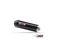 Terminale Scarico MIVV Oval Black Inox Carbon cap KYMCO XCITING 400I 2013 > 2020