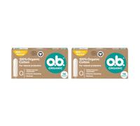 o.b. 100% Organic Cotton Normal Assorbenti Interni, 2 x 16 Tamponi | Tamponi interni per flusso normale, 100% cotone biologico, Facili da applicare e rimuovere, Senza profumo, Ipoallergenici