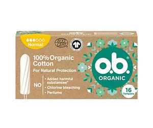 O.B. 100 tamponi organici in cotone biologico, bianco