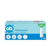 o.b. ProComfort Super Plus 4 in 1 tamponi protettivi (1 x 32 pezzi) con punta extra delicata per un facile inserimento e protezione fino al 100% contro le perdite, ideali per lo sport e la vita