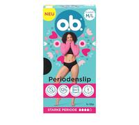 o.b. Slip per Periodo, Taglia M/L, Biancheria Intima per periodi Forti, per Fino a 12 Ore, Protezione dalle perdite, Confezione Risparmio