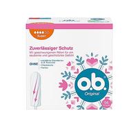 o.b. Super tamponi originali per giorni forti con tecnologia StayDry e scanalature curve, per una protezione affidabile e una sensazione di pulizia (1 x 56 pezzi)