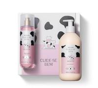 O Boticário Cuide-se Bem Deleite Coffret Set Regalo Cura della Pelle con 2 Prodotti | Crema Idratante per il Corpo 400 ml e Vegan Brume, 200 ml