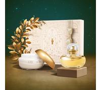 O Boticário Lily Coffret Regalo Set Profumo e Cura della Pelle con 2 Prodotti in Scatola Beige | Lily Crema Idratante Corpo Profumata Satinato 250 g e Lily Profumo Eau de Parfum EDP 75 ml