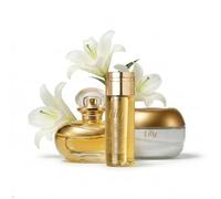 O Boticário Lily Set Regalo Profumo e Cura della Pelle con 3 Prodotti | Crema Idratante Corpo 250 g, Olio Corpo Profumato 150 ml e Eau de Parfum EDP 75 ml