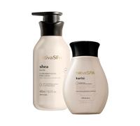 O Boticário Nativa SPA Karité Set Regalo Cura della Pelle con 2 Prodotti | Crema Idratante Corpo 400ml e Olio Corpo Profumato 200ml