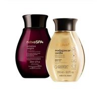 O Boticário Nativa SPA Vaniglia Madagascar e Prugna Nera Set Regalo Cura della Pelle con 2 Prodotti | Crema Idratante Corpo 400ml e Olio Corpo Profumato 200ml