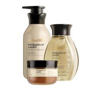 O Boticário Nativa SPA Vaniglia Set regalo per donna | Crema vaniglia corpo 400 ml, olio corpo idratante 200 ml e scrub corpo 200 ml