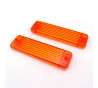 O, Bullbar Indicatore Lampeggiante Lampade Lenti Coppia 135 x 38mm Orange Svolta