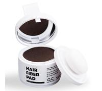 O.C. HAIRCARE Polvere per infoltire i capelli per donne e uomini - per sezioni segrete e attaccatura dei capelli - raccomandata dai saloni leader - 9 colori - polvere resistente (marrone scuro)