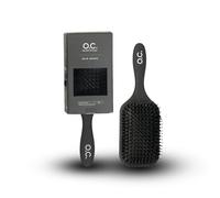 O.C. HAIRCARE Spazzola per capelli - Spazzola massaggiante per il cuoio capelluto - con setole di cinghiale - Vegano - Spazzola districante per capelli lunghi e ricci - Setole piacevoli per il cuoio