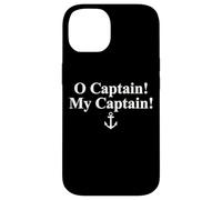 O CAPITANO! MY CAPITAN! WALT WHITMAN POEM ANCORA Custodia per iPhone 14