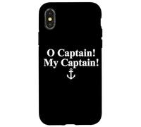 O CAPITANO! MY CAPITAN! WALT WHITMAN POEM ANCORA Custodia per iPhone X/XS