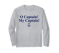 O Capitano! My Capitan! Walt Whitman Poem Ancora Maglia a Manica