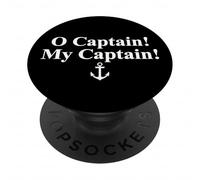 O CAPITANO! MY CAPITAN! WALT WHITMAN POEM ANCORA PopSockets PopGrip Adesivo