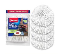 O-Cedar EasyWring Refill Mop, Microfibra, Bianco