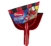 O-Cedar Scopa con paletta, rimuove il 99% con una spazzata, strumento di pulizia leggero e silenzioso, ideale per proprietari di animali domestici