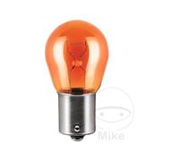 2 LAMPADE OSRAM ORIGINAL LINE PY21W Con Base In Metallo 12V Confezione Doppia