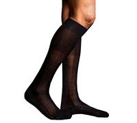 o-day | 6 Paia Calze Uomo Lunghe 100% Cotone Filo di Scozia Calzini Uomo Lunghi Eleganti Made in Italy Tacco e Punta Rinforzati Calze Lunghe Blu Nere Moda Ufficio