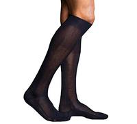 o-day | 6 Paia Calze Uomo Lunghe 100% Cotone Filo di Scozia Calzini Uomo Lunghi Eleganti Made in Italy Tacco e Punta Rinforzati Calze Lunghe Blu Nere Moda Ufficio