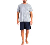 o-day DeFonseca Pigiama Estivo Uomo Corto in Cotone 100% Leggero Completo di Maglia e Pantaloncino Regular Fit M-XXL