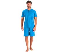 o-day DeFonseca Pigiama Estivo Uomo Corto in Cotone 100% Leggero Completo di Maglia e Pantaloncino Regular Fit M-XXL