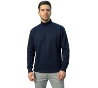 o-day Maglia Lupetto Uomo a Collo Alto in Caldo Cotone 100% - Maglia Dolcevita Uomo vestibilità Comoda e Morbida - Taglie M-XXL (IT, Testo, XL, Regular, Regular, Blu Navy)