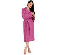 o-day Renato Balestra Accappatoio Microfibra Uomo Donna Salvaspazio Unisex con Cappuccio Tasche e Cintura Ideale per Viaggio Piscina Palestra Leggero Morbido (IT, Testo, XXL, Regular, Regular, Fuxia)