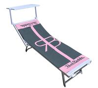 O-Day Renato Balestra Telo Mare Microfibra Grande 170x90cm Morbido e Compatto, Asciugamano Deluxe (05- Rosa/Grigio)