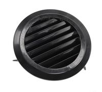 O diffusore d'aria riduzione del rumore per griglia dell'aria fresca HVAC montaggio a soffitto rimovibile - diametro 75 mm/100 mm/150 mm/200 mm per pannello nero ABS rotondo sistemi di ventilazione