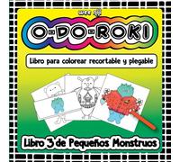 O-Do-Roki Pequeños Monstruos Libro 3: Libro para Colorear Cut-n-Fold Sorpresa Lleno de Monstruitos con Mundos Ocultos en Su Interior, ¡Diversión para ... con Mundos Acogedores para Colorear, Sin IA